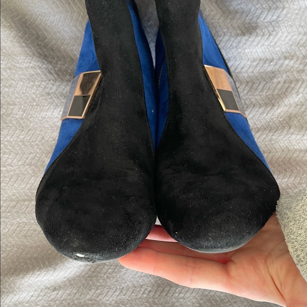 Multicolored Felt Impo Booties - image 4